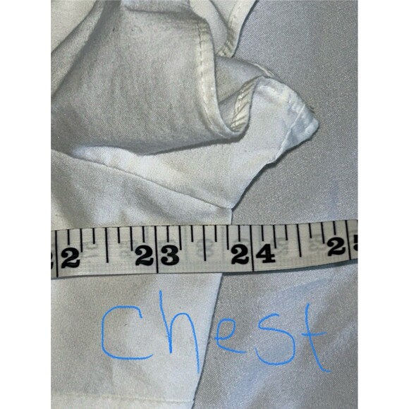 Women's peplum XXL White Button-Up Short Sleeve peek a boo shoulder ELLE - Picture 8 of 10